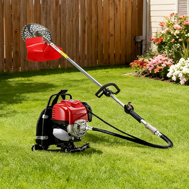 kf-S9709fef1a2a34eee9841d0042ca50679r Multifunction Brush Cutter Grass Trimmer Hedge Trimmer Chainsaw Soil Cultivator Weeding Machine All In One Garden Tool For Lawn - Image 1