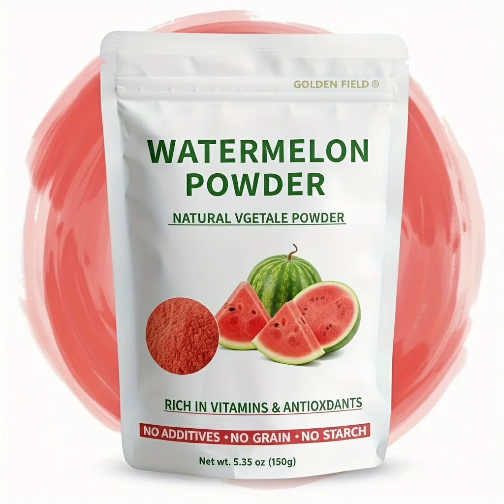 kf-Aeddf47299c0644558132bbf3df10519fa.webp Pure Watermelon Powder 5.3oz, Refreshing Powder for Drinks, Smoothies, Desserts - Image 1