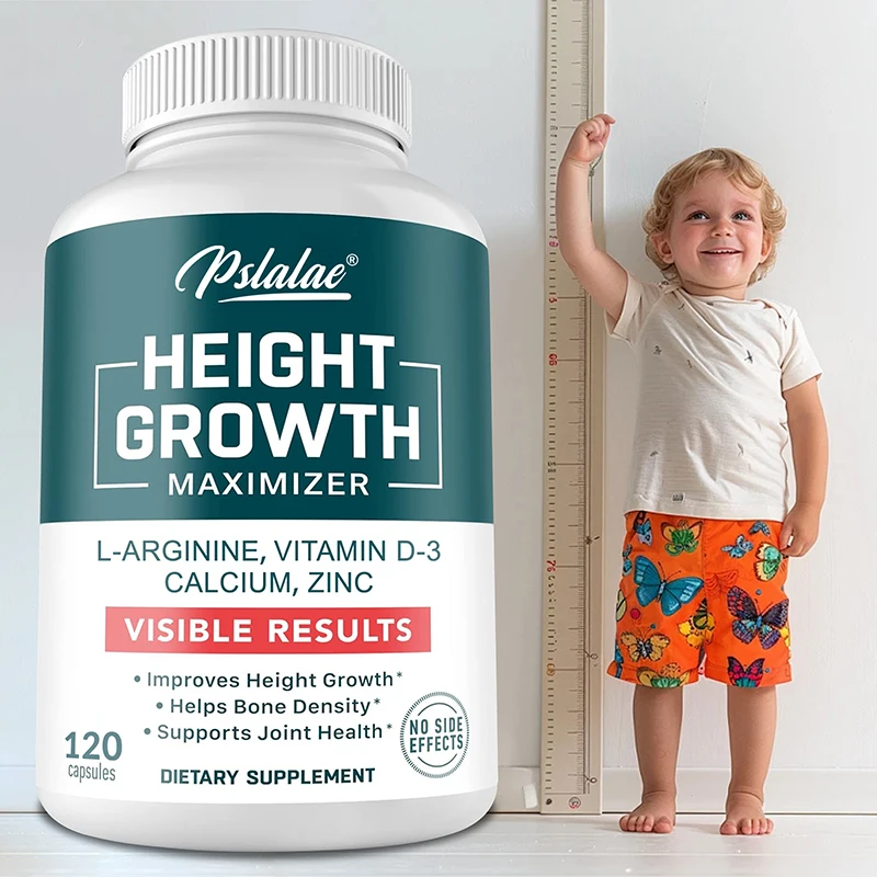 kf-S10b5cc0bebe24bd296e514e5db385c796.webp Natural Height Growth Maximizer for Kids, Teens and Adults Zinc and Calcium Increase Peak Height Supplement Bone Strength - Image 1