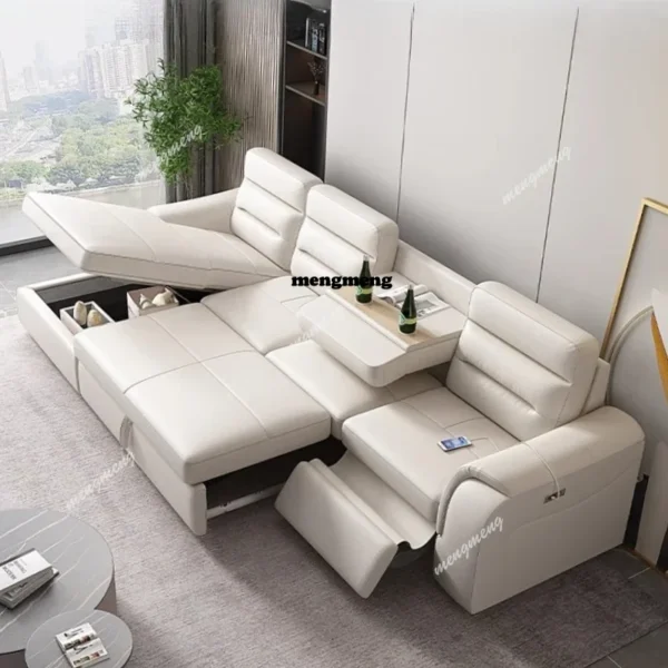 Extendeble Recliner Sofas Storage Armchairs Electric Design Sofas Lazy Apartment Sillas Para Sala De Estar Home AccessoriesF132