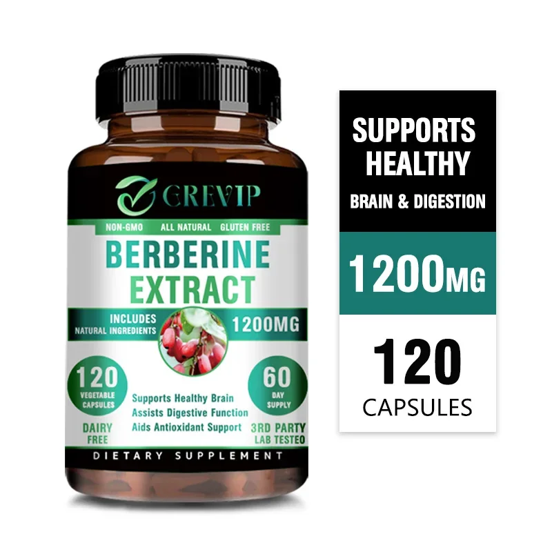 kf-S7087b5a4039049ab9676429db46791a8M.webp Berberine Extract - Supports Digestive System, Antioxidant, Enhances Cognitive Processes - Image 1