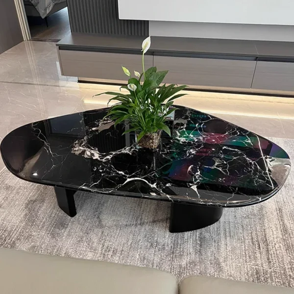 Minimalism Marble Coffee Table Modern Simple Living Room Sofa Side Coffee Table Originality Villa Home Furniture Couchtisch FYCT