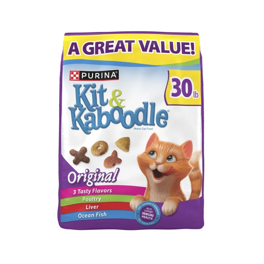 kf-Sa31ff45786454bc7ac0482b15be229bfb.webp Purina Original Indoor Dry Cat Food Chicken Liver Turkey Oceanfish 30 lb Bag - Image 1