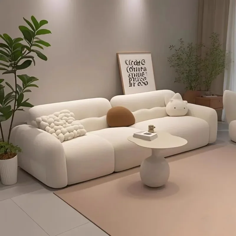 kf-Sc2389bdb89ac42f188edef1cea0938fbs.webp Nordic Cloud Living Room Sofas Pouf Couch Puffs Futon Armchair Waiting Living Room Sofas Universal Sillon Cama Room Decorations - Image 1