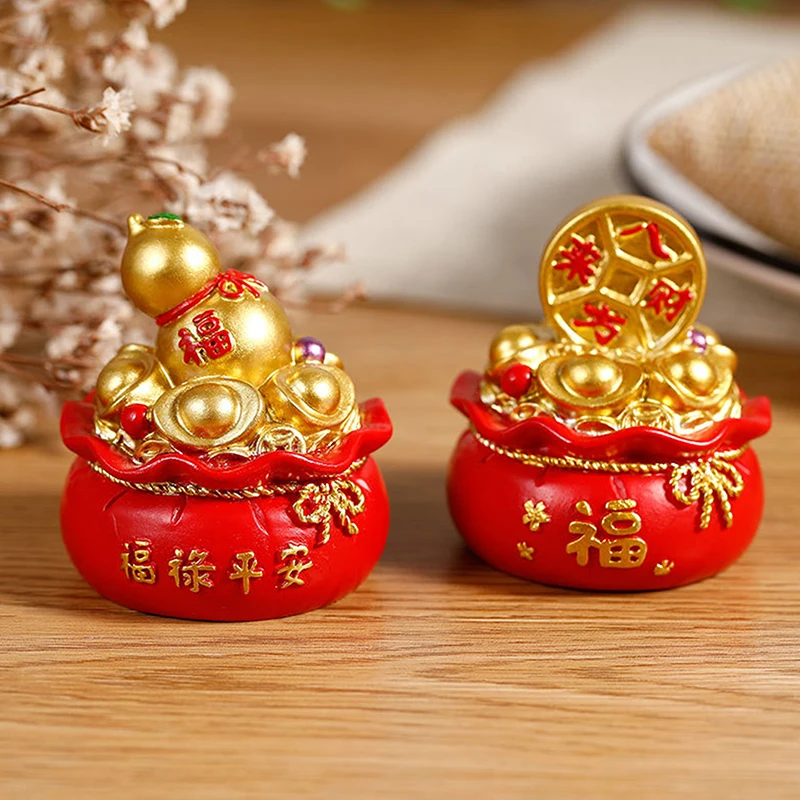 kf-Sf99a39689f7346b9900e76b9ddb59a29y.webp Chinese Citrine Money Tree God Feng Shui Fa Cai Lucky Fortune Miniature New Year Home Decorating Desktop Car Cabinet Ornaments - Image 1